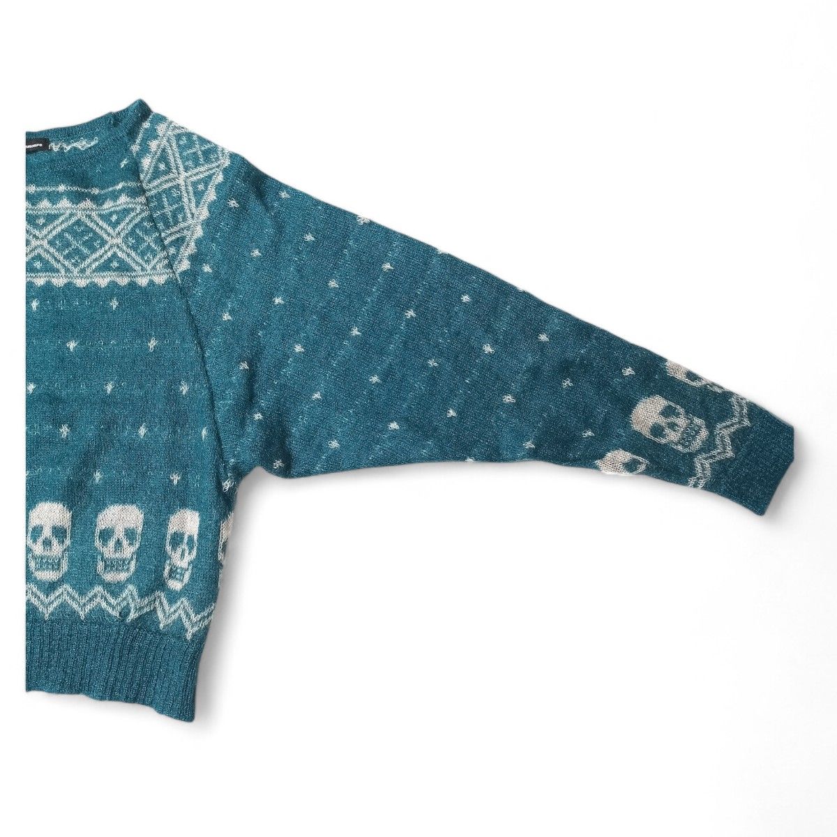 HYSTERIC GLAMOUR ヒステリックグラマー ウール モヘア スカル柄 HYSTERIC GLAMOUR ヒステリックグラマー ウール モヘア スカル柄