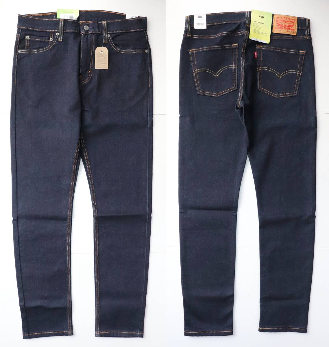 新品 リーバイス 05510-0692 W29 L32 510 スキニー インディゴ リンス 濃紺 ストレッチデニム LEVIS