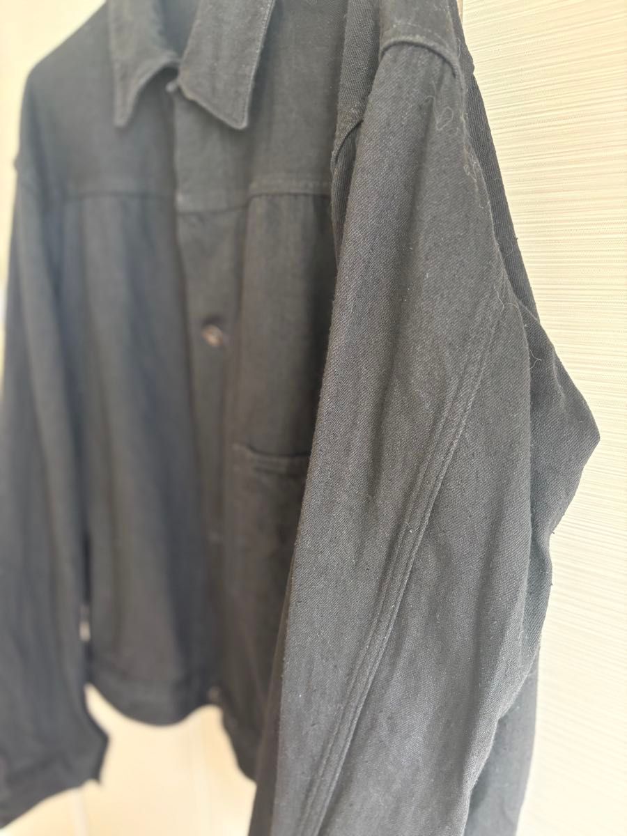最終価格 COMOLI 24AW デニムジャケット 3 ブラック|Yahoo 最終価格 COMOLI 24AW デニムジャケット 3 ブラック|Yahoo