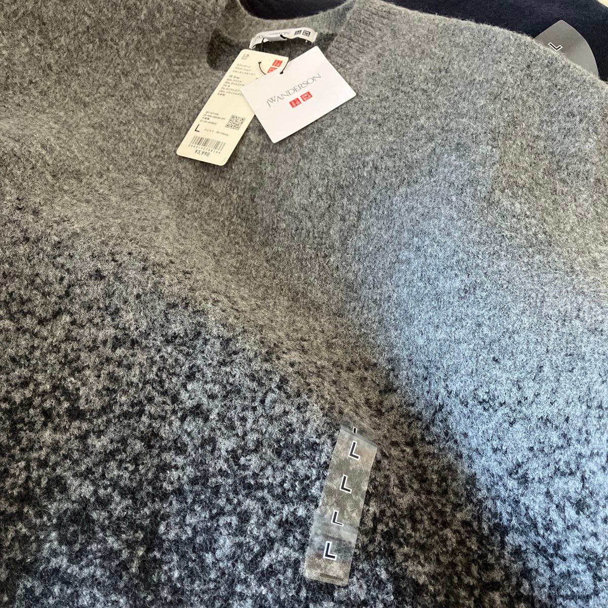 UNIQLO JW ANDERSON スフレヤーングラデーション クルーネック UNIQLO JW ANDERSON スフレヤーングラデーション クルーネック