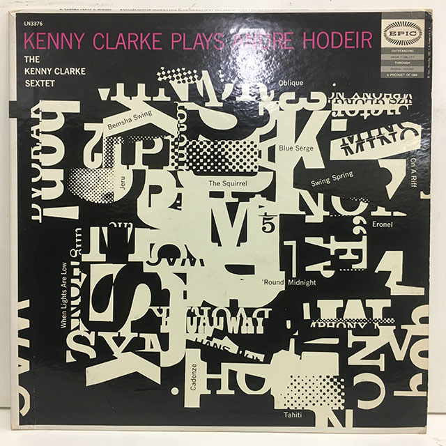 ■即決 Kenny Clarke / plays Andre Hodeir オリジナルUS MONO _画像1