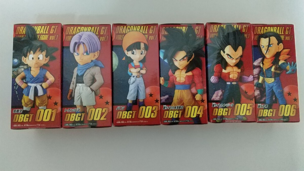 ドラゴンボールGT ワールドコレクタブルフィギュアvol.1全6種セット 未開封 ドラゴンボールGT ワールドコレクタブルフィギュアvol.1全6種セット 未開封