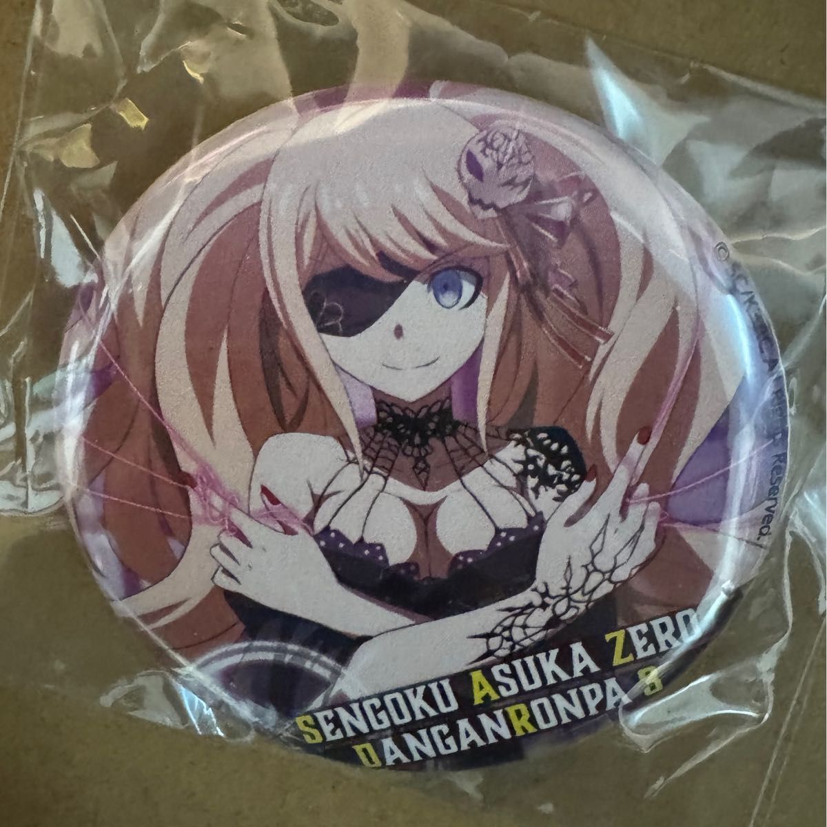 ダンガンロンパ ×戦国アスカZERO 江ノ島盾子 コラボ缶バッジ② 当選品】ダンガンロンパ 江ノ島盾子 戦国アスカZEROコラボ缶
