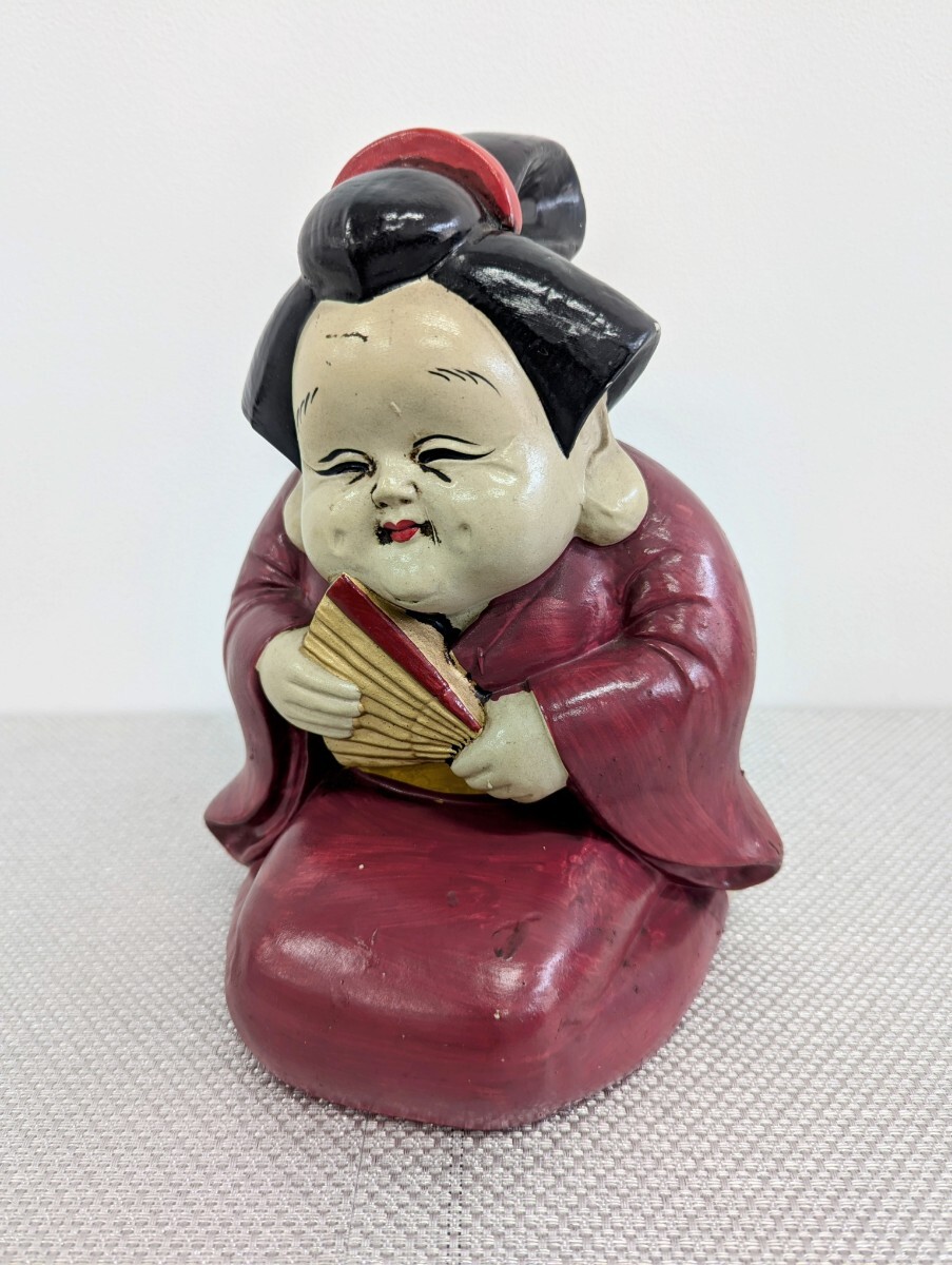 お福さん おかめ お多福 裏絵あり 春画 縁起物 陶器 置物 人形 お福さん おかめ お多福 裏絵あり 春画 縁起物 陶器 置物 人形