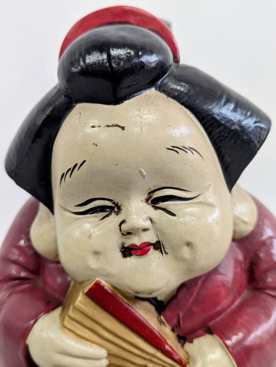 お福さん おかめ お多福 裏絵あり 春画 縁起物 陶器 置物 人形 お福さん おかめ お多福 裏絵あり 春画 縁起物 陶器 置物 人形