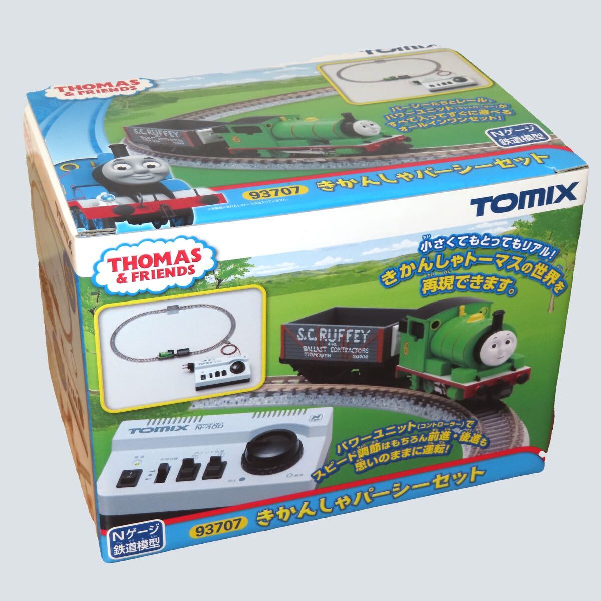 TOMIX　93707　きかんしゃパーシーセット　トーマスシリーズ　90093　鉄道模型運転セット パワーパック・レール付き（スターターセット）