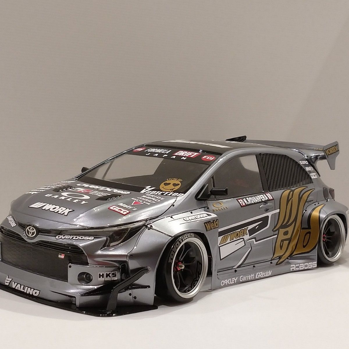 GR COROLLA アディクション ラジドリ ラジコン用 ステッカー GR GR COROLLA アディクション ラジドリ ラジコン用 ステッカー GR