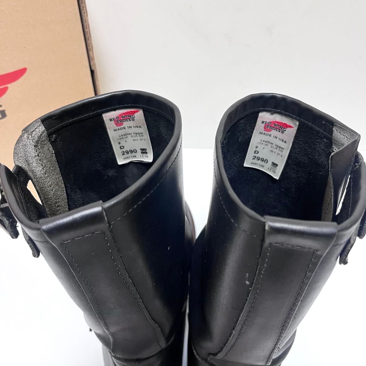 レッドウィング 2990 エンジニアブーツ ノンスチール D9 箱付き レッドウィング 2990 エンジニアブーツ ノンスチール D9 箱付き
