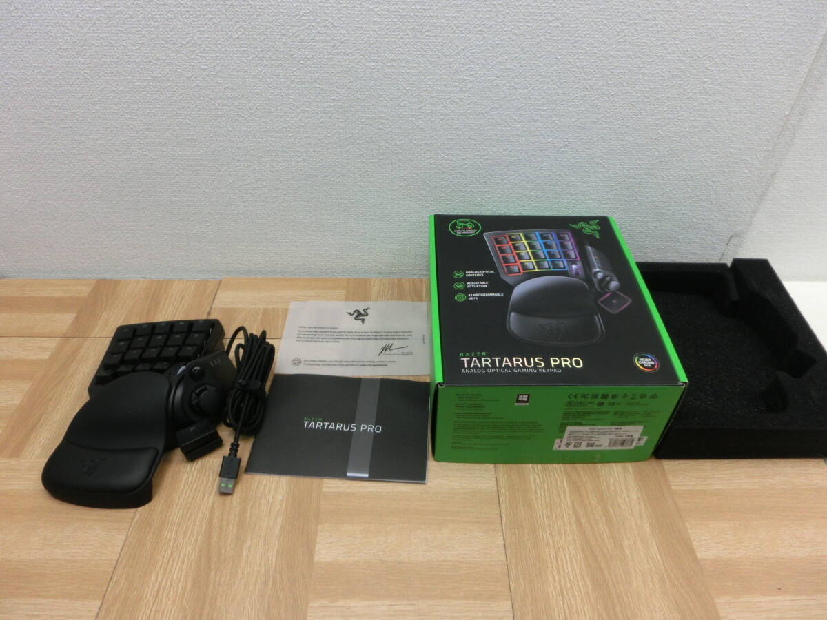 【在庫一掃】 ite/367988/0106/Razer レーザー Tartarus Pro ブラック 左手キーパッド RZ07-03110100-R3M1 その他