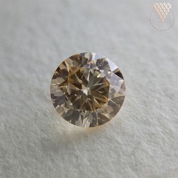 好評 0.249 ct Fancy Light Orangy Yellow SI1 CGL ダイヤモンド