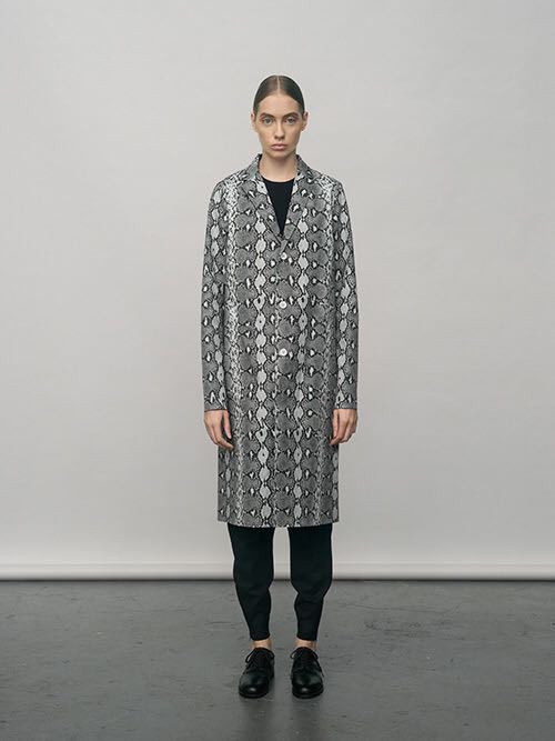 MACKINTOSH×HYKE】パイソン柄 チェスター コート nihadc.com