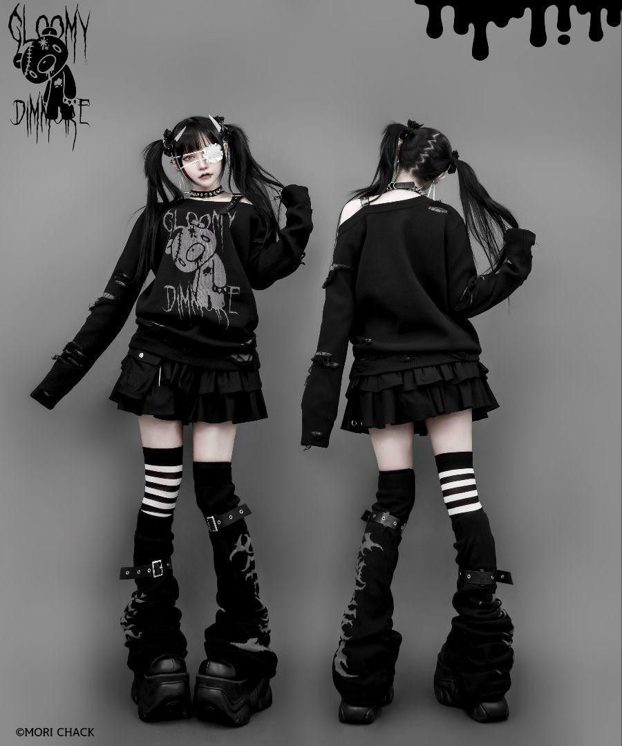 Mサイズ 正規品【GLOOMY×DimMoire】グルーミーいたずらニット Mサイズ 正規品【GLOOMY×DimMoire】グルーミーいたずらニット