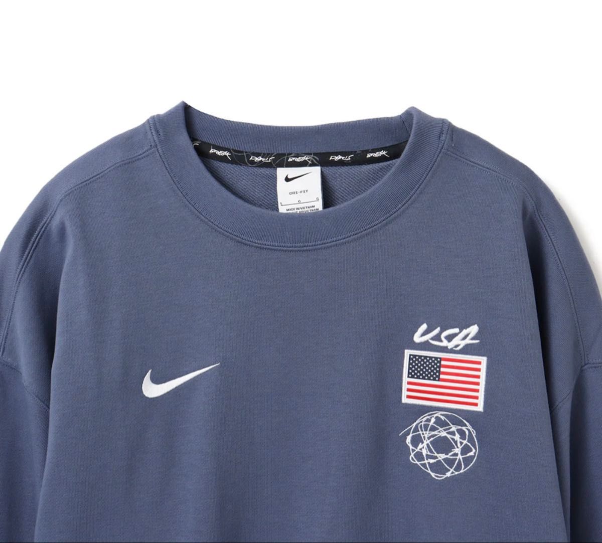 NIKE USA M NK SOLO DF FLC CRW OLYB DIFFUSED BLUE 国内発送 NIKE USA M NK SOLO DF FLC CRW OLYB DIFFUSED BLUE/WHITE