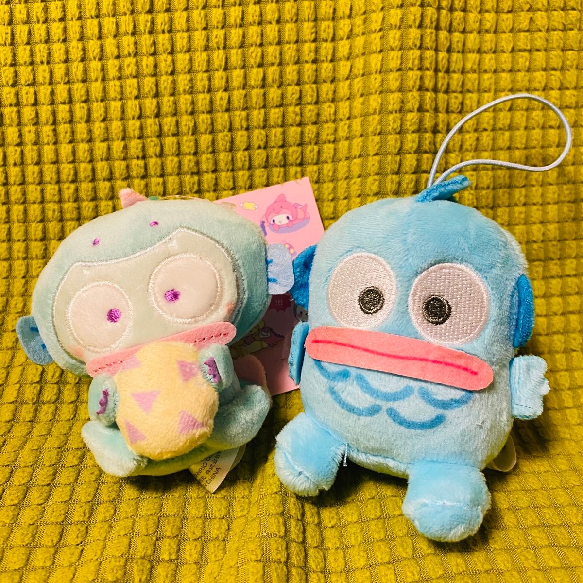 【新品】LEPSIMサンリオ ぬいぐるみキーホルダー ハンギョドン x2 サンリオキャラクターズ ハンギョドン LEPSIM コラボぬいぐるみ