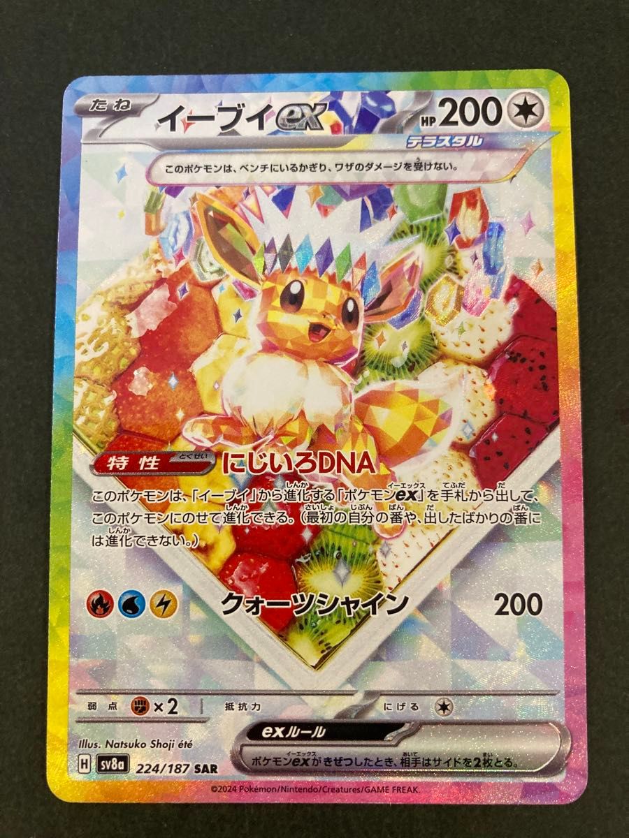 ポケモンカードゲーム テラスタルフェスex イーブイex SAR ポケモンカードゲーム テラスタルフェスex イーブイex SAR