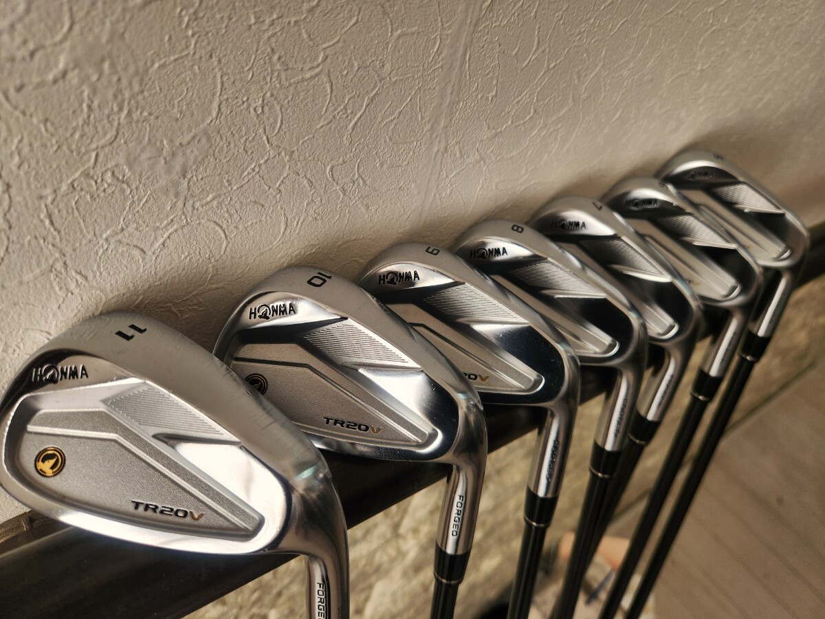 送料無料 ホンマ HONMA 本間 TR20V VIZARD IB-WF 100 S 5~ 11 7本