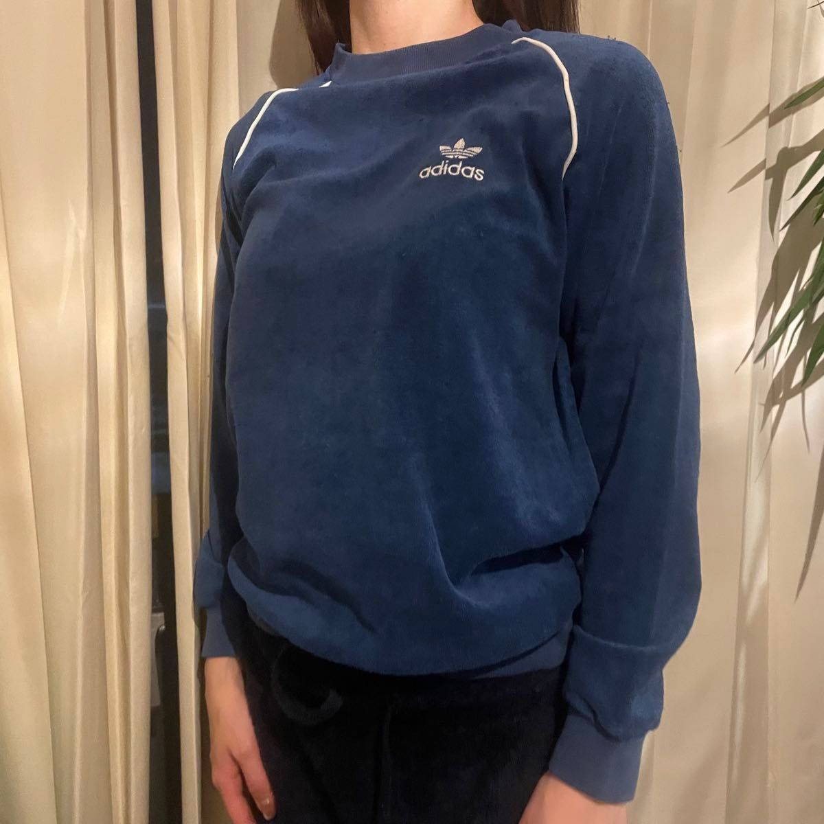 vintage】70s adidas デサント製 パイル地スウェット アディダス vintage】70s adidas デサント製 パイル地スウェット アディダス