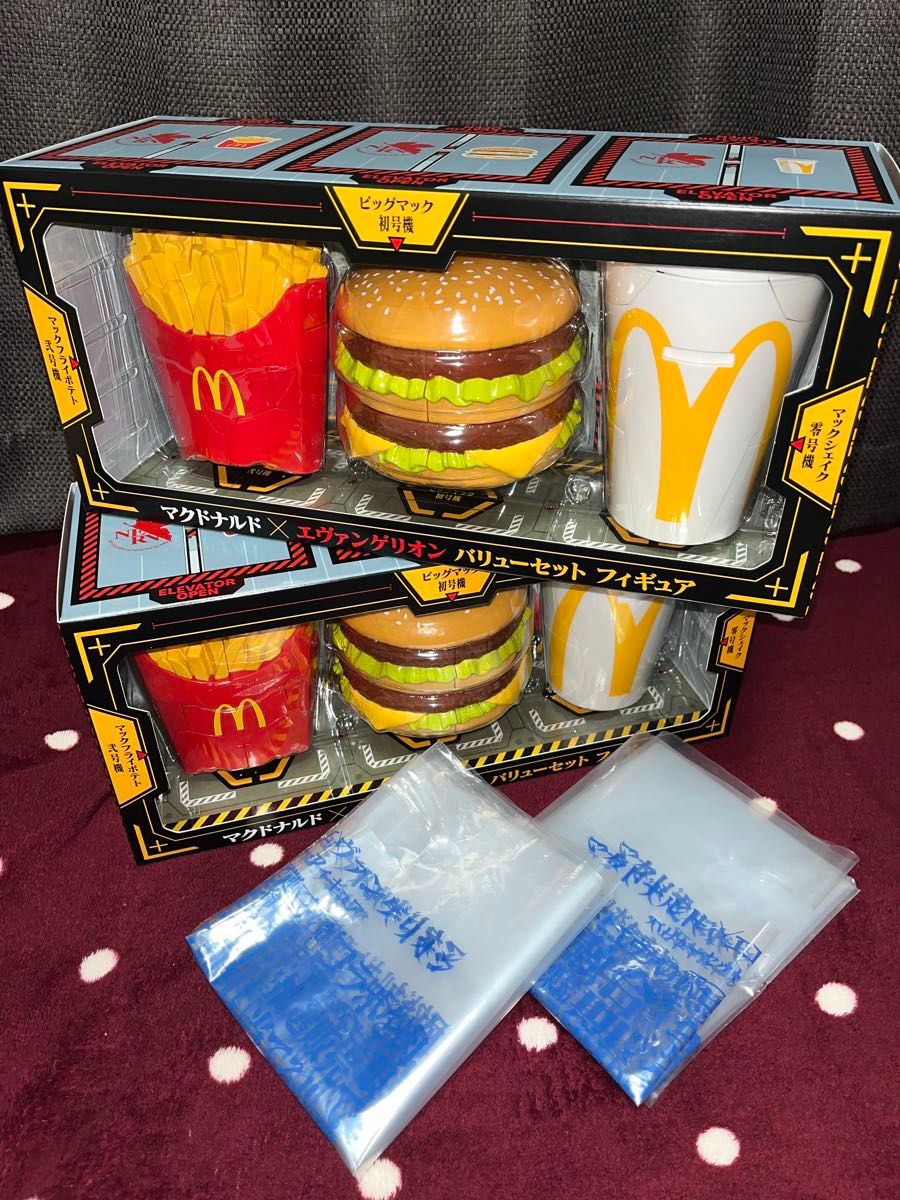 期間限定特価 マクドナルド エヴァ フィギュア 2個セット 800円 期間限定特価 マクドナルド エヴァ フィギュア 2個セット 800円
