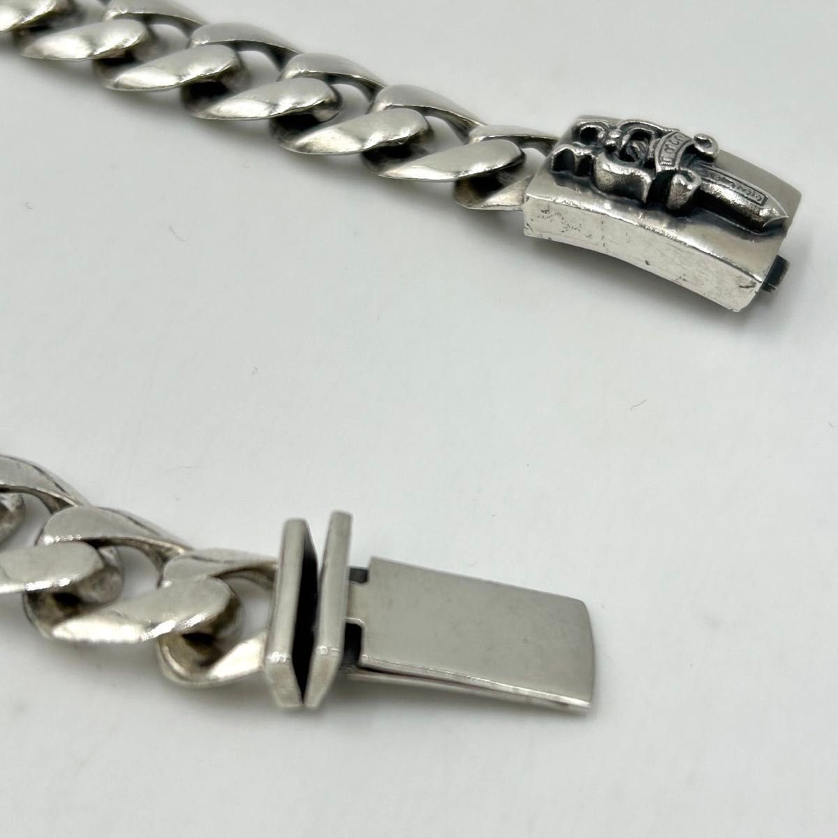 クロムハーツ chromeheartsダガーIDブレスレット19LINK【美品 クロムハーツ chromeheartsダガーIDブレスレット19LINK【美品