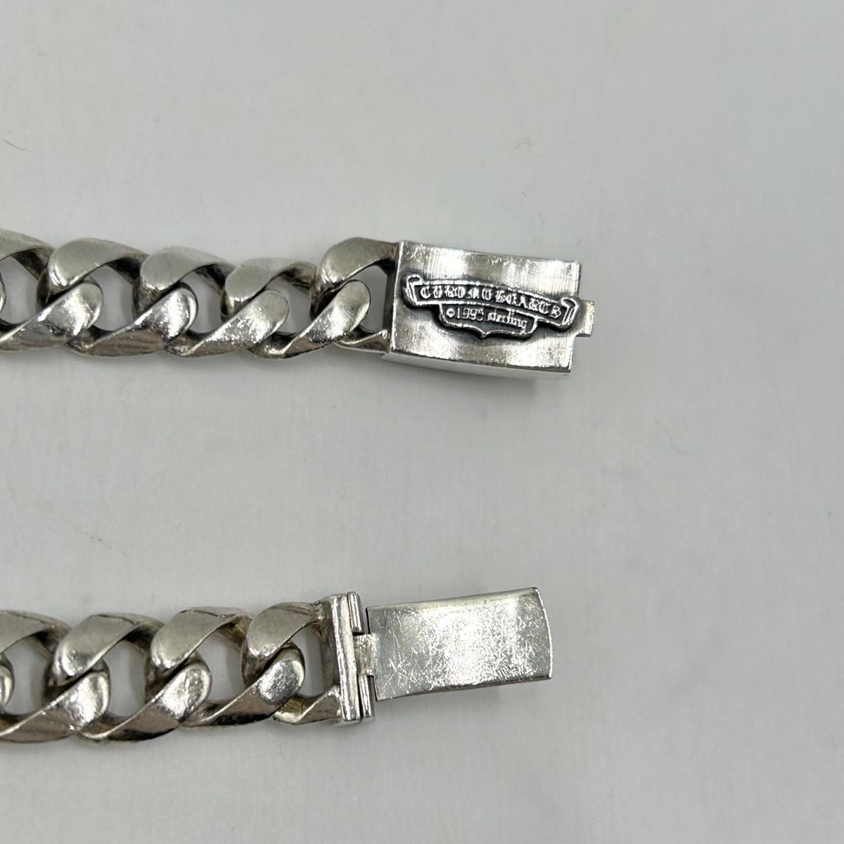 クロムハーツ chromeheartsダガーIDブレスレット19LINK【美品 クロムハーツ chromeheartsダガーIDブレスレット19LINK【美品