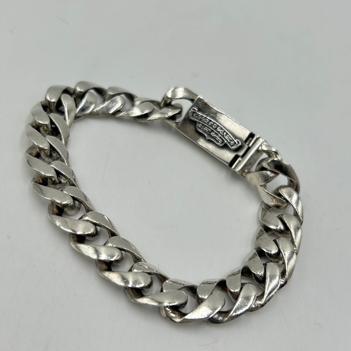 クロムハーツ chromeheartsダガーIDブレスレット19LINK【美品 クロムハーツ chromeheartsダガーIDブレスレット19LINK【美品