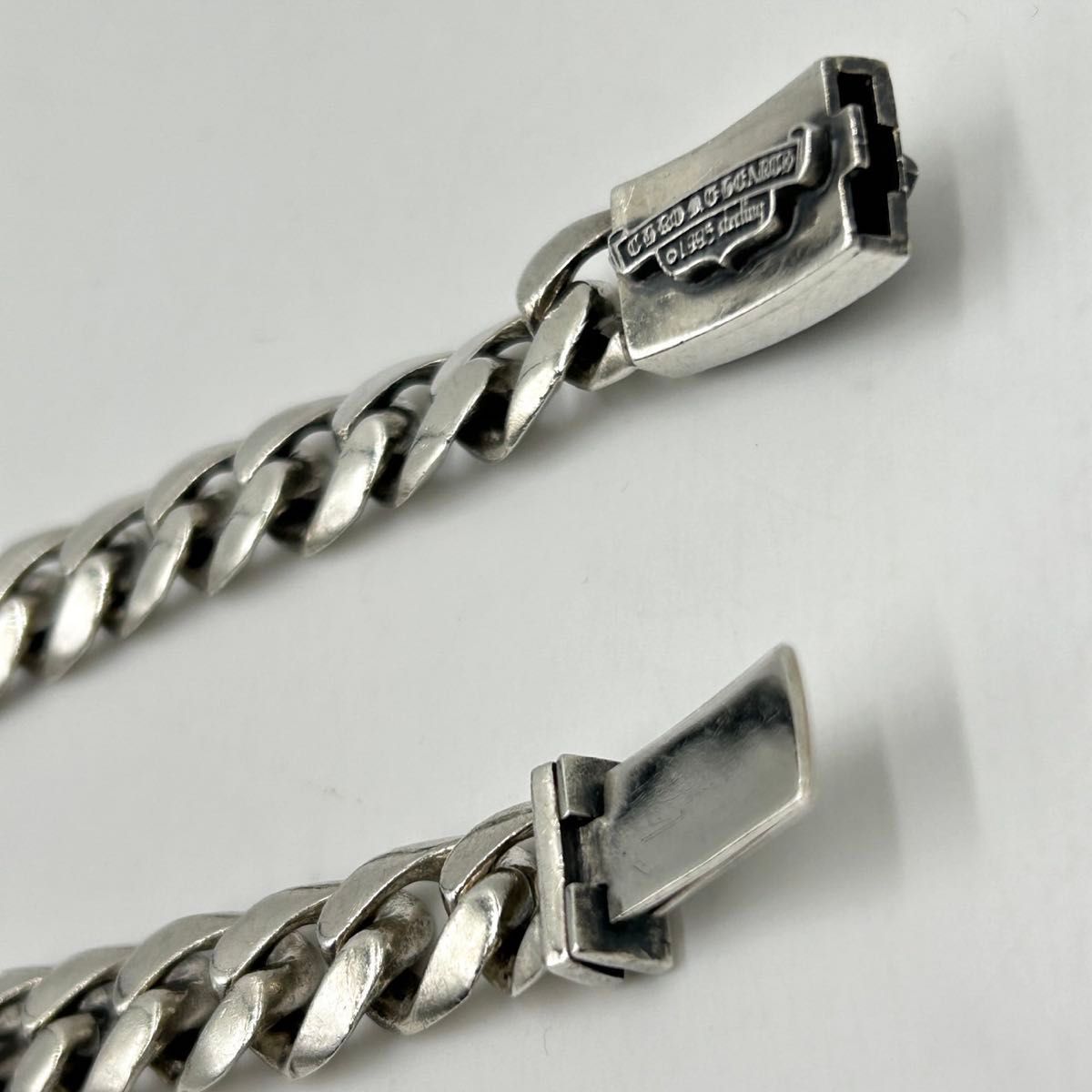 クロムハーツ chromeheartsダガーIDブレスレット19LINK【美品 クロムハーツ chromeheartsダガーIDブレスレット19LINK【美品