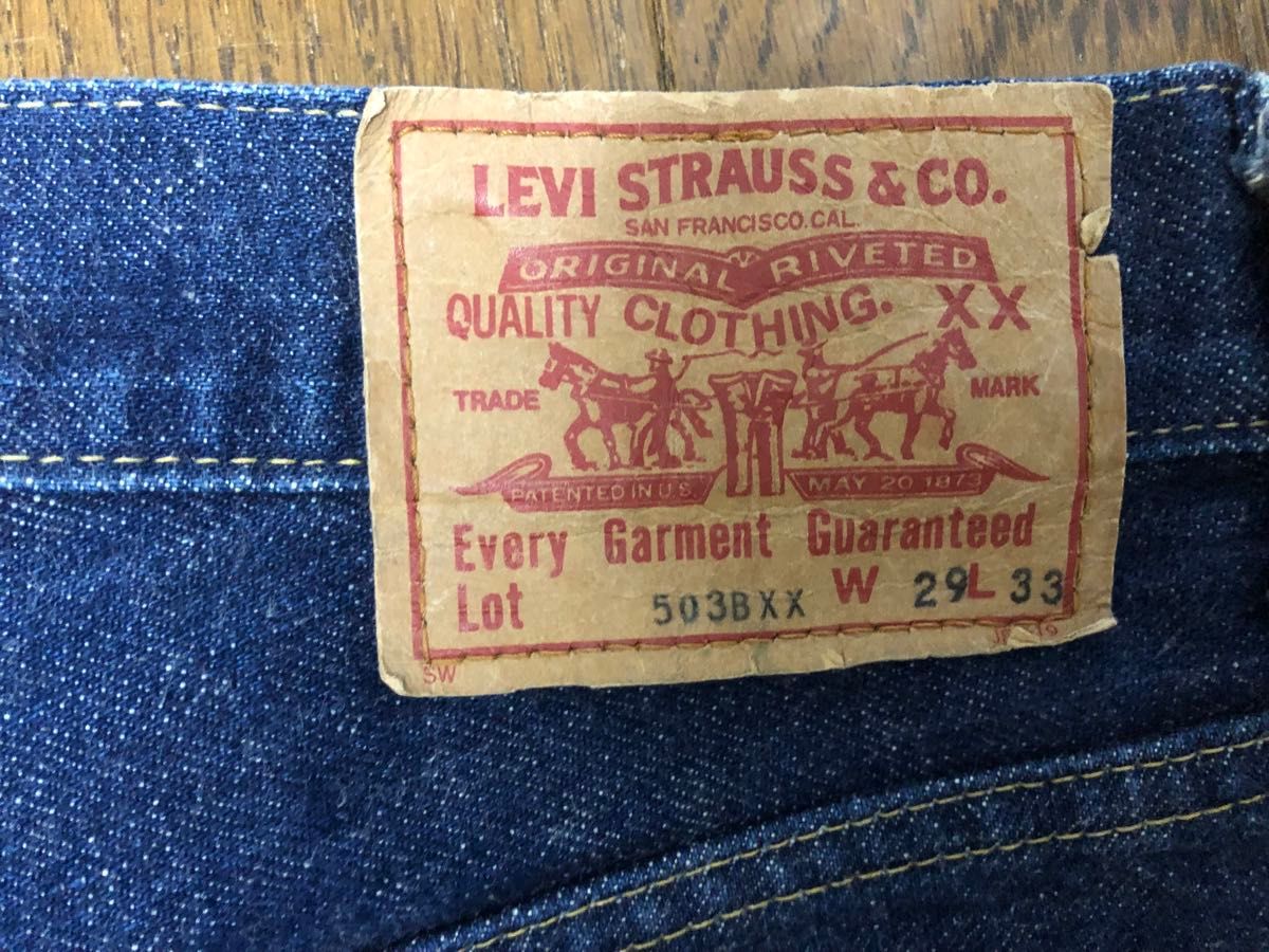 LEVI'S リーバイス503BXX 135周年 初期復刻版 日本製 88年製 LEVI'S リーバイス503BXX 135周年 初期復刻版 日本製 88年製