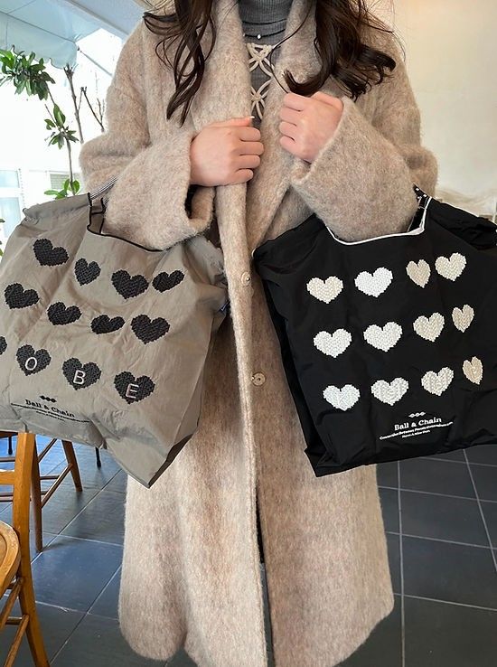新品未開封】Ball&ChainエコバッグKOBE limited HEART(神戸限定 新品未開封】Ball&ChainエコバッグKOBE limited HEART(神戸限定