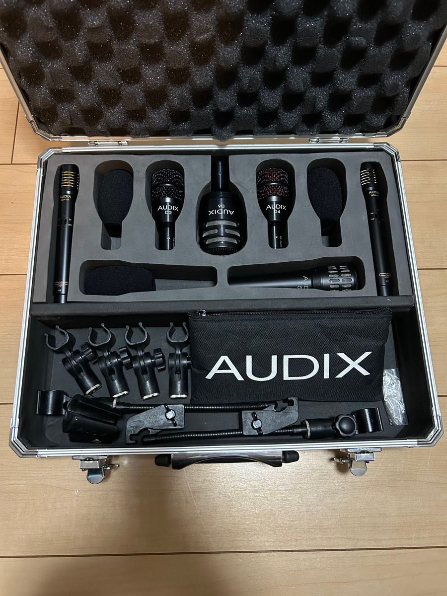 AUDIX Dシリーズ マイク7本セット ケーブル付き