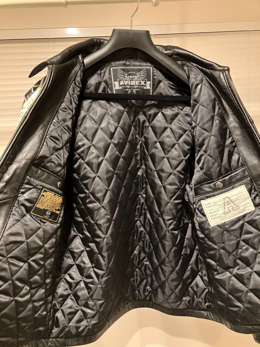 AVIREX アヴィレックス DRAGON&SNAKE TRACKER JACKET レザー AVIREX アヴィレックス DRAGON&SNAKE TRACKER JACKET レザー