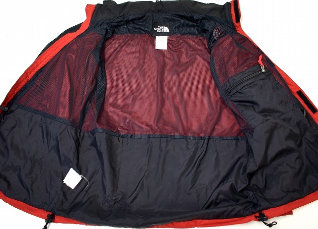 USA бу одежда  THE NORTH FACE　( The North Face ) MOUNTAIN JACKET ... пиджак   сноубординг  пиджак   нейлон  RED×BLACK M 90’s