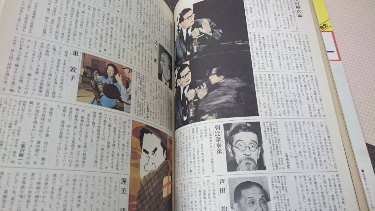 文藝春秋デラックス増刊　昭和50年をつくった700人　東条英機　吉田茂　徳田球一　松下幸之助　川端康成　古物　中古品　古本　_画像4