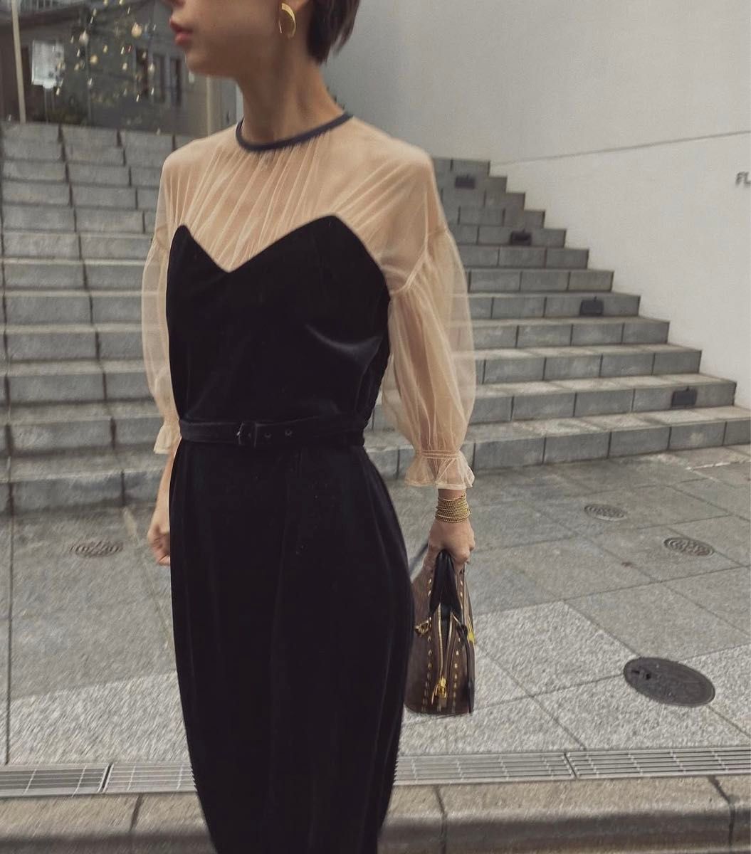 Ameri Vintage -TULLE SLEEVE TIGHT DRESS-|Yahoo!フリマ(旧 Ameri Vintage -TULLE SLEEVE TIGHT DRESS-|Yahoo!フリマ(旧