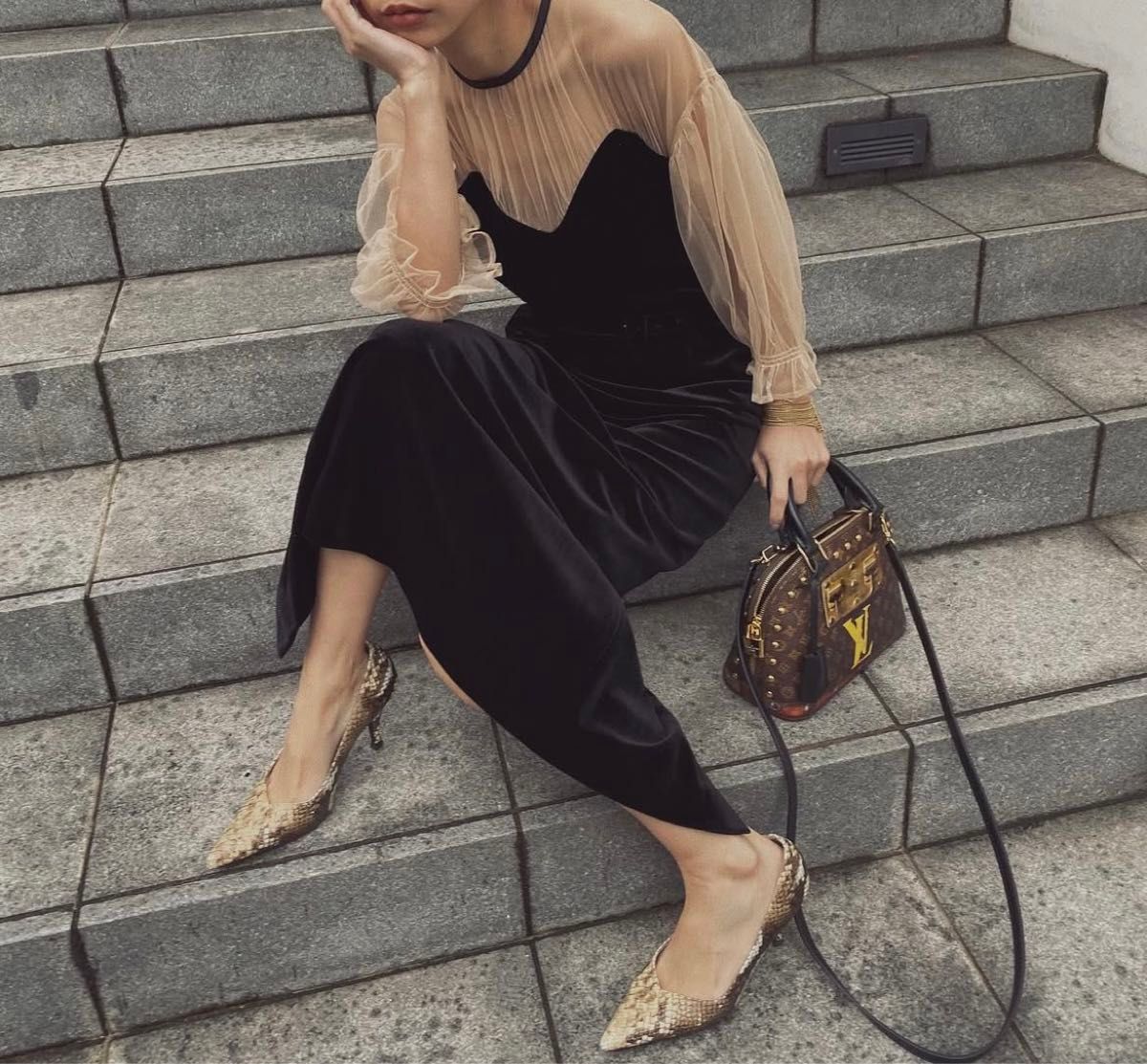 Ameri Vintage -TULLE SLEEVE TIGHT DRESS-|Yahoo!フリマ(旧 Ameri Vintage -TULLE SLEEVE TIGHT DRESS-|Yahoo!フリマ(旧