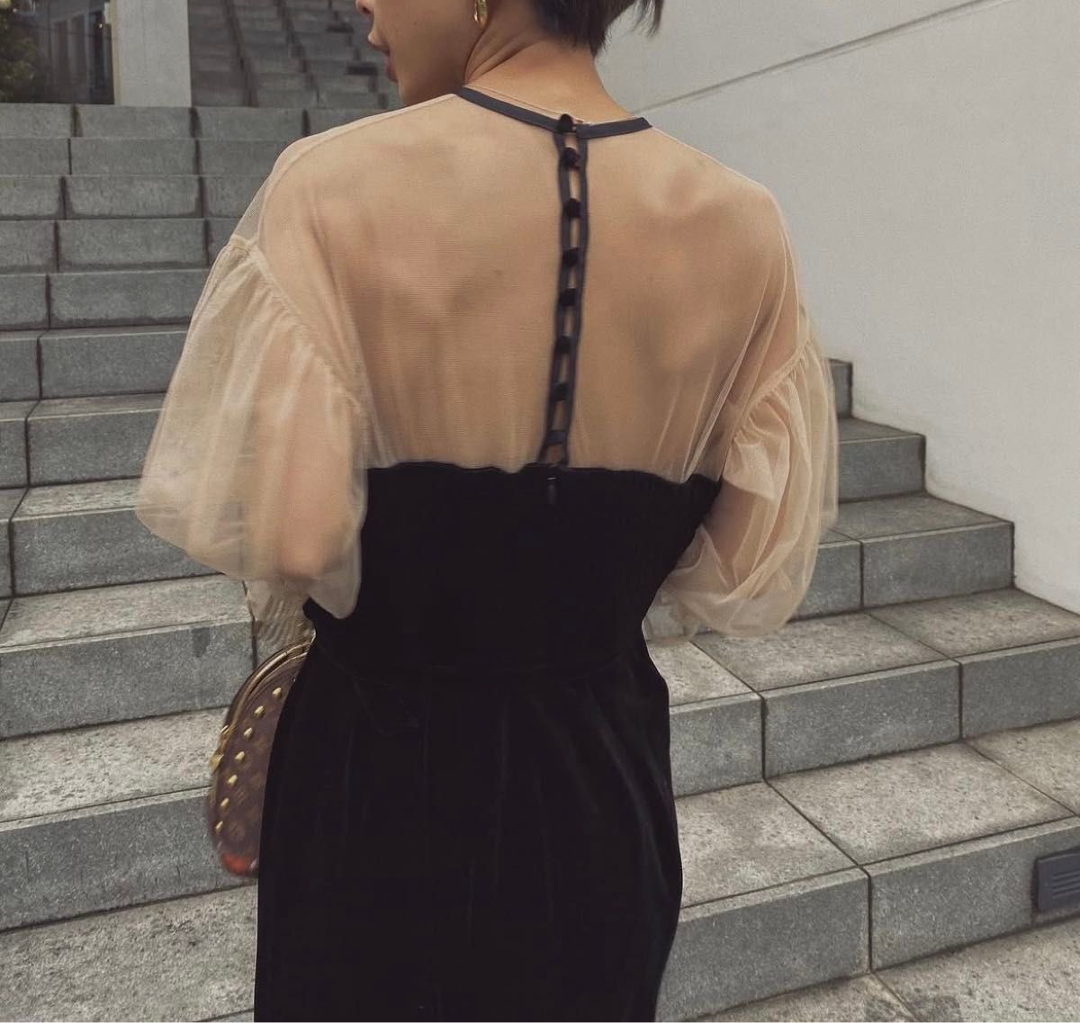 Ameri Vintage -TULLE SLEEVE TIGHT DRESS-|Yahoo!フリマ(旧 Ameri Vintage -TULLE SLEEVE TIGHT DRESS-|Yahoo!フリマ(旧