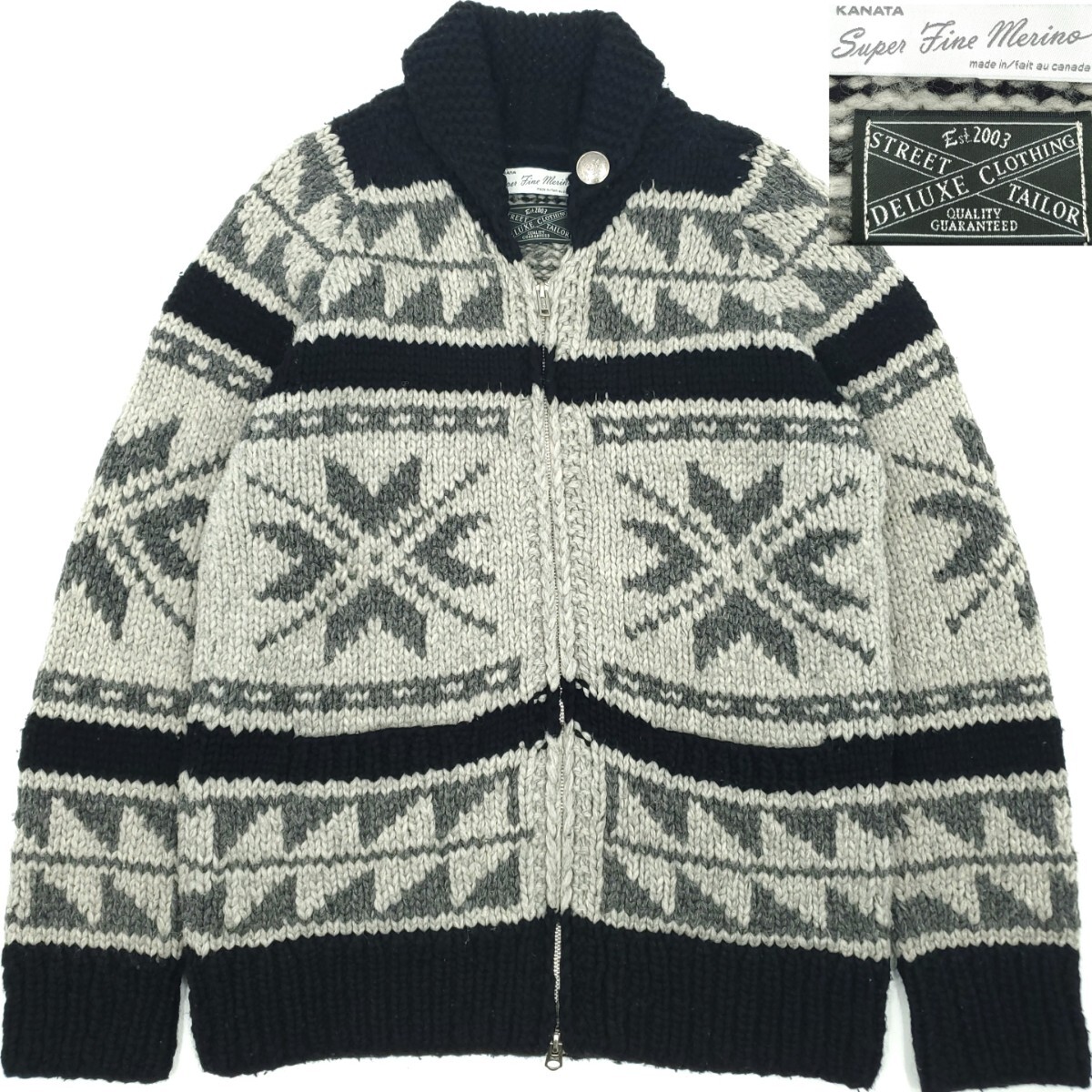 □準新品カナダ製カウチン・セーター・名門・CANADIAN SWEATER □準新品カナダ製カウチン・セーター・名門・CANADIAN SWEATER
