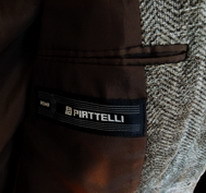 ★DURBAN・piattelli milano　Men's jacket　ダーバン/メンズジャケット★ツイード風とても高級感に満ちた色あい♪クリーニング済みです！_良いものはお手入れ次第で長持ちします♪