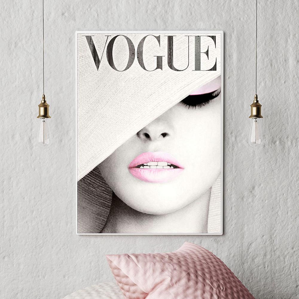 ヤフオク Vogue ヴォーグ 大 ポスター 70x50cm 英字 グッ