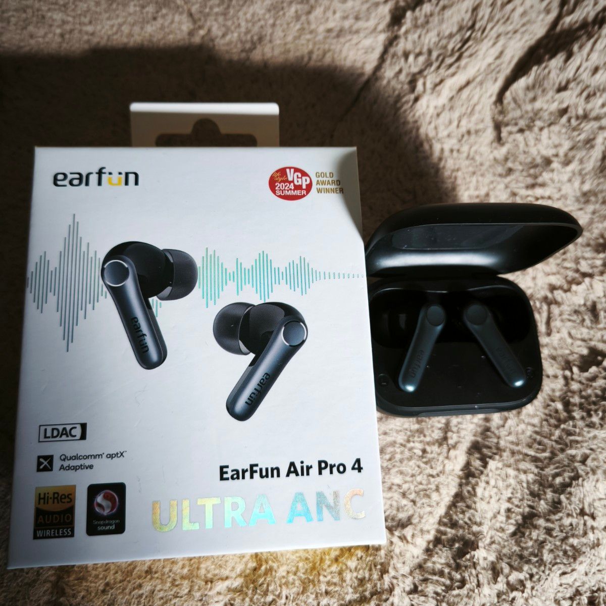EarFun Air Pro 4 ブラック 美品 EarFun Air Pro 4 ブラック 美品