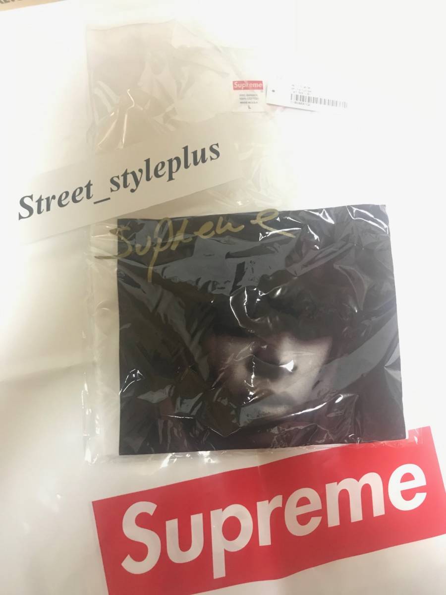 19AW Supreme Mary J. Blige Tee White L シュプリーム メアリー J. ブライジ Tシャツ ホワイト 白 19fw フォトT box logo sticker 付の画像1