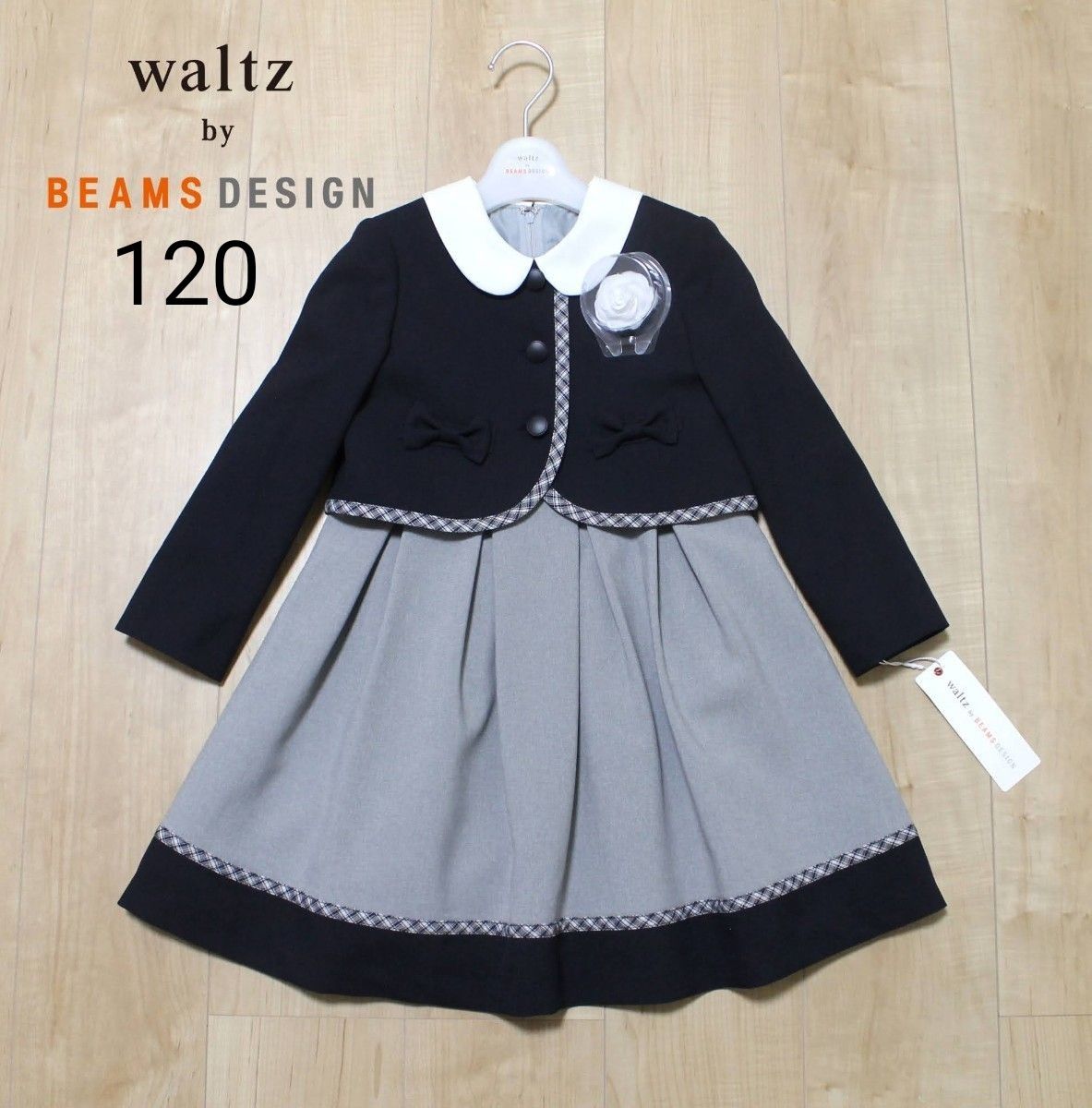 新品 入学式 卒園式 女の子 ビームス フォーマルスーツ アンサンブル 120 新品 入学式 卒園式 女の子 ビームス フォーマルスーツ アンサンブル 120