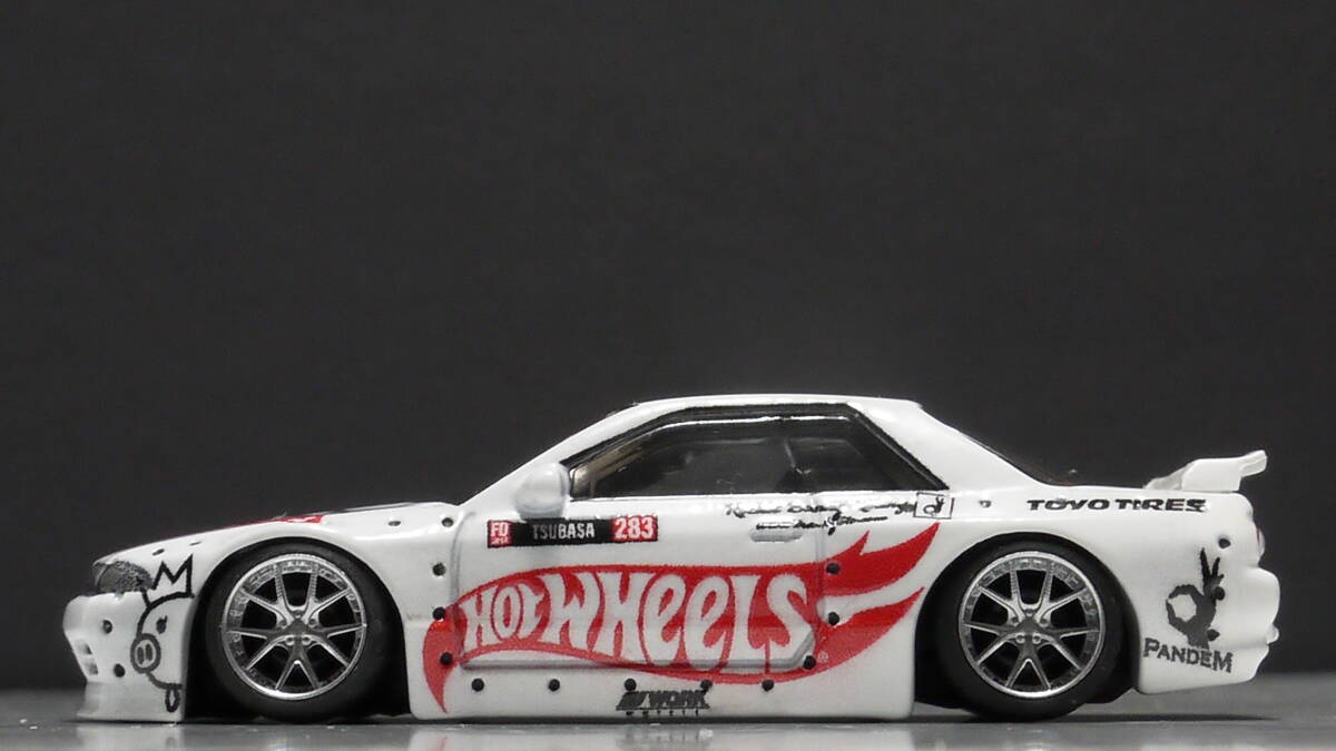 ホットウィール改 1/64? パンデム 日産スカイラインGT-R (R32 ホットウィール改 1/64? パンデム 日産スカイラインGT-R (R32