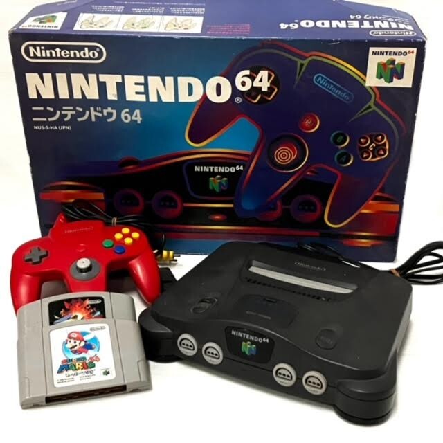 【新品未開封・送料無料】 仙35【4点】Nintendo 64 NUS-001 本体 ニンテンドー64 ロクヨン 本体、アクセサリー