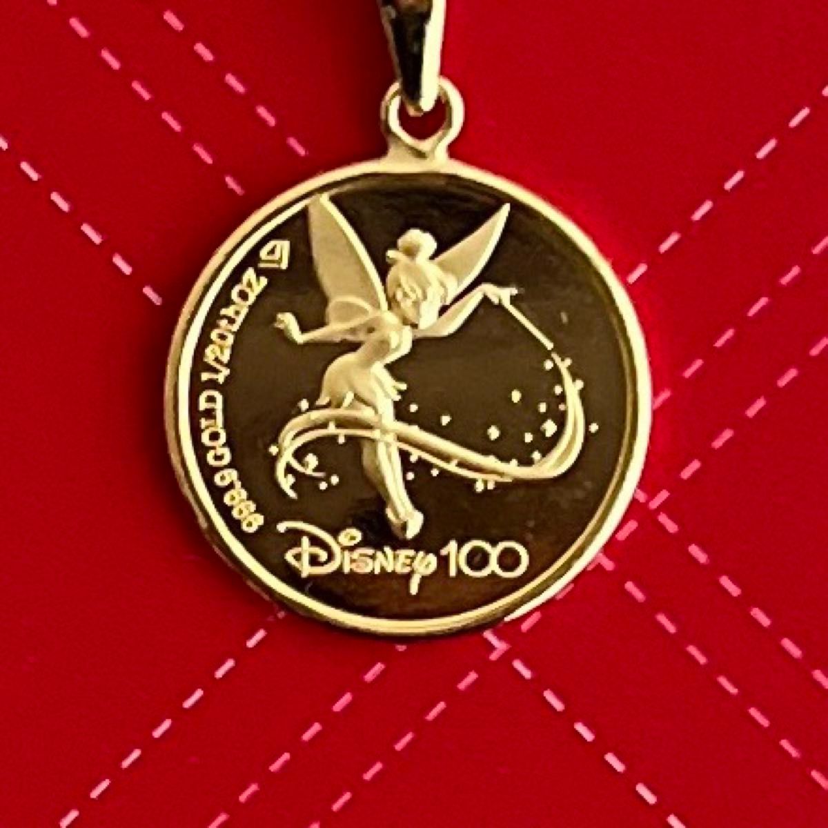 ディズニー 100周年記念 ティンカーベル 純金メダル1/20oz 純金 ディズニー 100周年記念 ティンカーベル 純金メダル1/20oz 純金