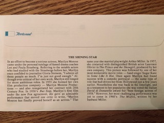 【貴重・レア】1995年　Universal Studios from Hallywood　切手付き封筒5枚セット　マリリンモンロー 未使用【値下】_画像9