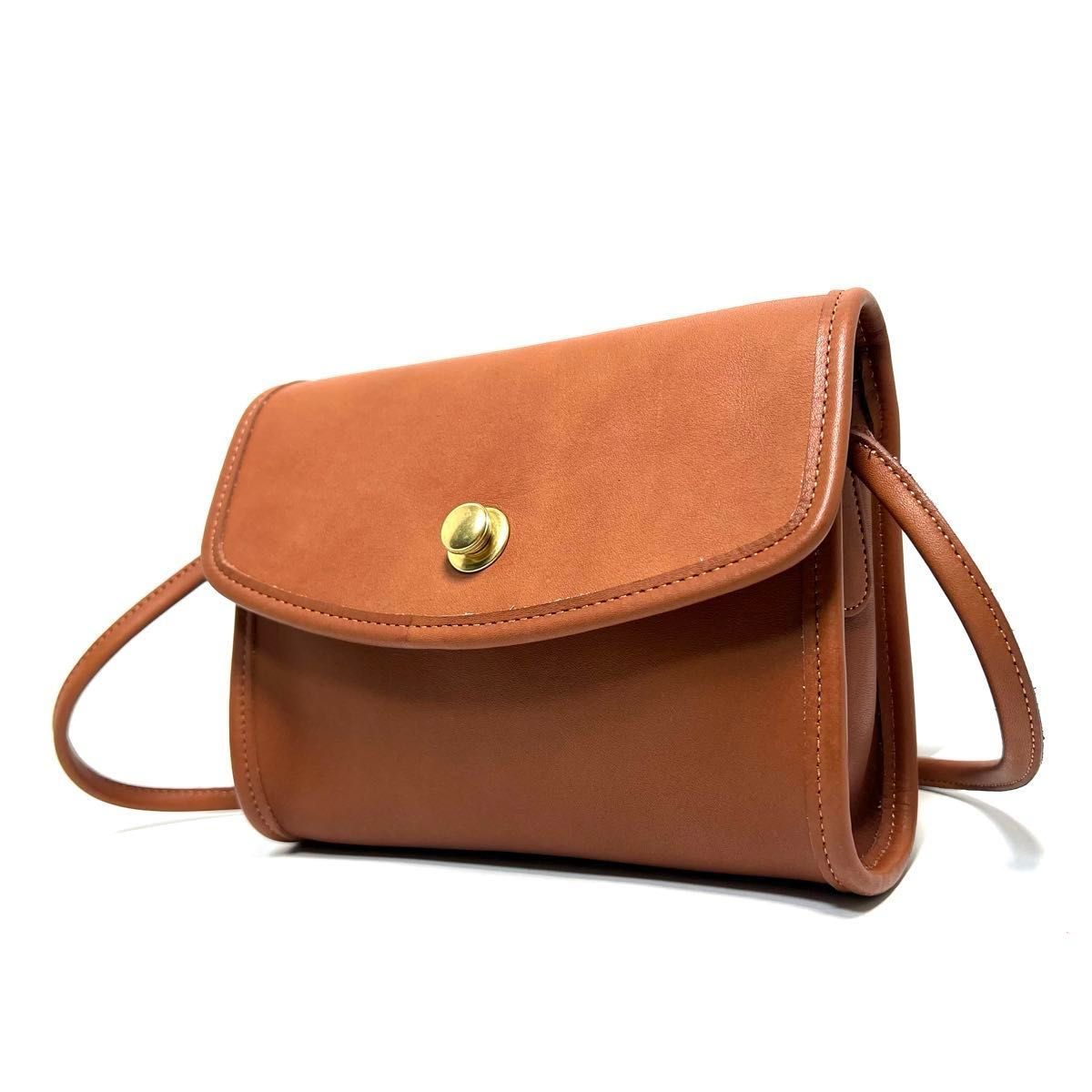 極美品 OLD COACH オールドコーチ/USA製 グラブタンレザー 本革 極美品 OLD COACH オールドコーチ/USA製 グラブタンレザー 本革