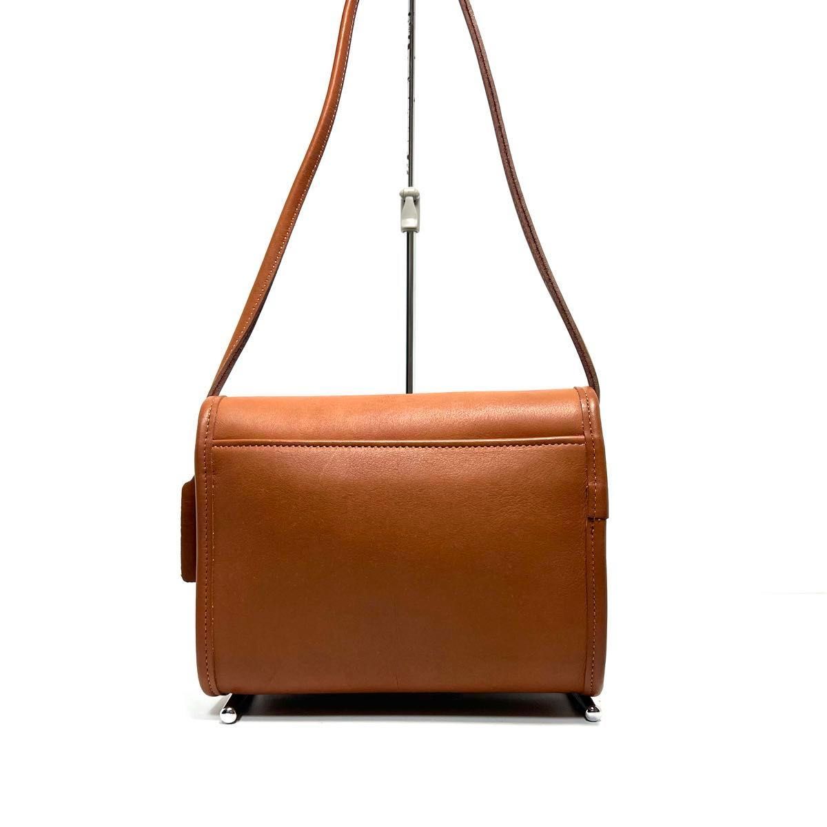 極美品 OLD COACH オールドコーチ/USA製 グラブタンレザー 本革 極美品 OLD COACH オールドコーチ/USA製 グラブタンレザー 本革
