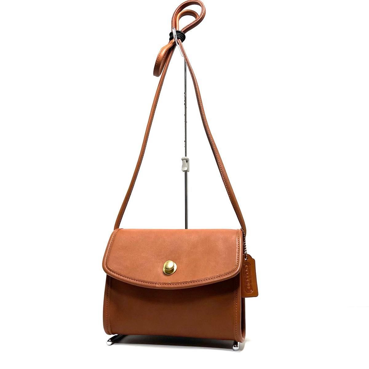 極美品 OLD COACH オールドコーチ/USA製 グラブタンレザー 本革 極美品 OLD COACH オールドコーチ/USA製 グラブタンレザー 本革