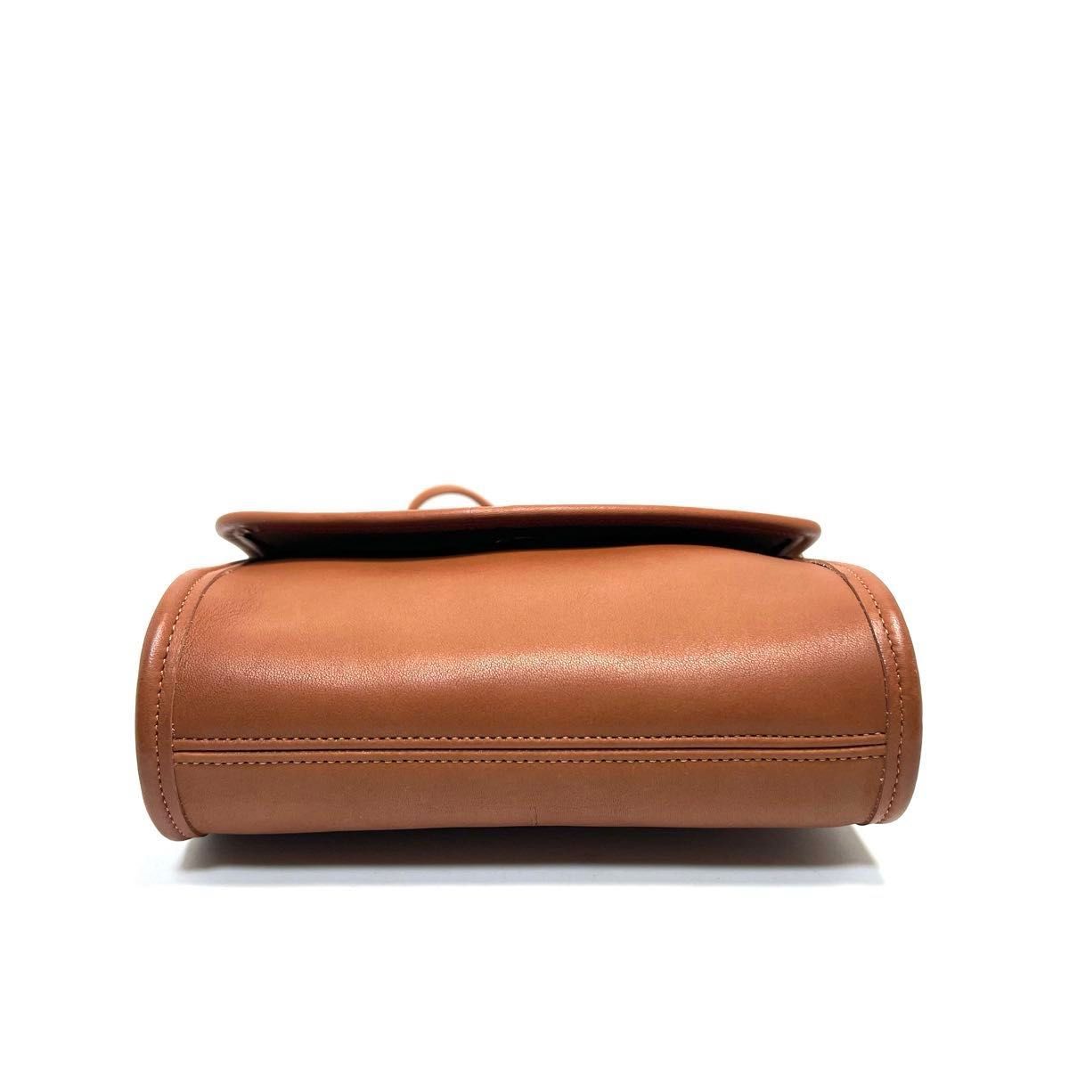 極美品 OLD COACH オールドコーチ/USA製 グラブタンレザー 本革 極美品 OLD COACH オールドコーチ/USA製 グラブタンレザー 本革