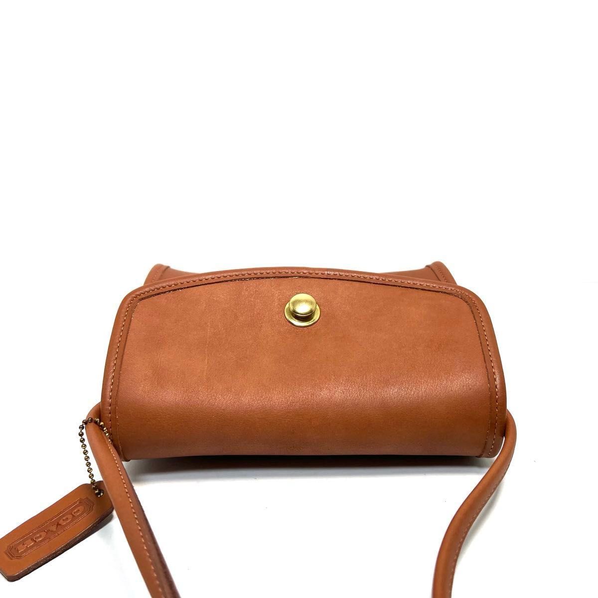 極美品 OLD COACH オールドコーチ/USA製 グラブタンレザー 本革 極美品 OLD COACH オールドコーチ/USA製 グラブタンレザー 本革